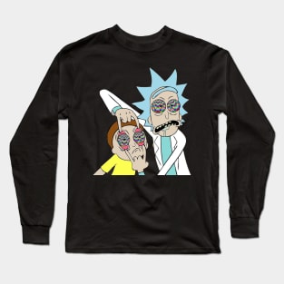 Trippy Rick Long Sleeve T-Shirt